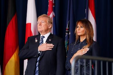 Trump preside ceremonia del 9/11; honra a víctimas de los atentados