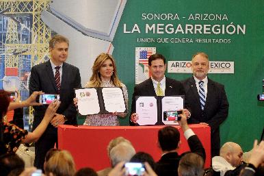 Relación Sonora-Arizona está mejor que nunca: Gobernadores Pavlovich y Ducey