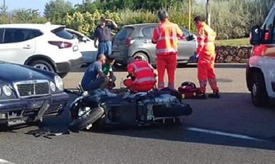 George Clooney sufre un accidente de moto