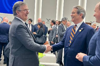 Ebrard propone a EE.UU. y Canadá aumentar la cooperación en el marco del T-MEC