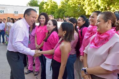 Llama Toño Astiazarán a hacer conciencia en la conmemoración del Día Mundial de la Lucha contra el Cáncer de Mama