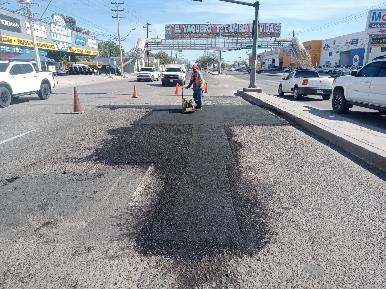 Con trabajo diario avanza la rehabilitación de calles en Hermosillo