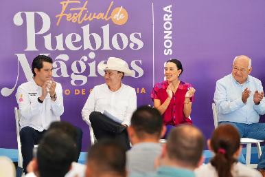 Celebra Gobernador Durazo cultura y tradición sonorense en el Festival de Pueblos Mágicos del Golfo de California