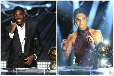 Ousmane Dembélé y Aitana Bonmatí, ganadores del Balón de Oro 2025