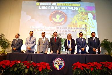 Inaugura Víctor Guerrero VI Congreso Internacional Ejercicio Físico y Salud