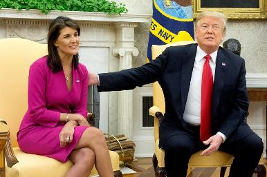 Nikki Haley renuncia como embajadora de EU ante la ONU