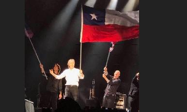 Paul McCartney confunde la bandera chilena con la de Texas durante concierto en EU