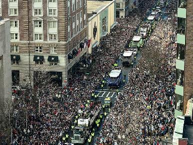 Patriotas arman la fiesta en Boston