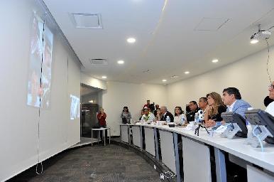 Preside Gobernadora reunión de emergencia por “Sergio”