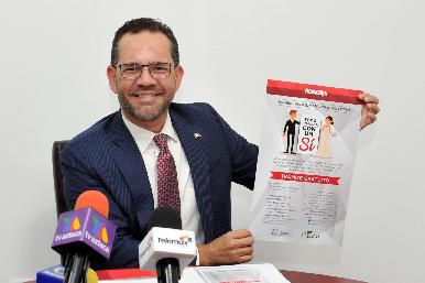 Promueve Registro Civil Febrero Mes del Matrimonio Colectivo