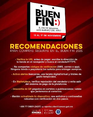 Brinda Unidad Cibernética orientación para evitar fraudes por “Buen Fin”