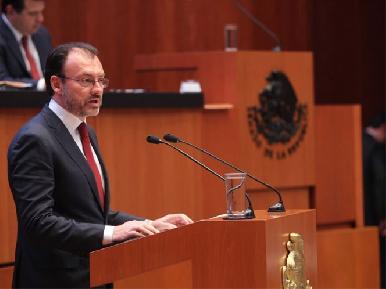 ‘México es más grande que el TLCAN’: Videgaray ante el Senado