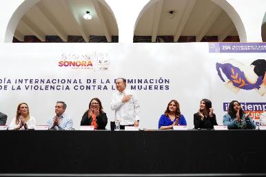 Gobernador Durazo coloca a Sonora a la vanguardia nacional con primer protocolo en atención a víctimas de violencia de género