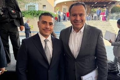 Participa Toño Astiazarán en reunión con secretario de seguridad Omar García Harfuch