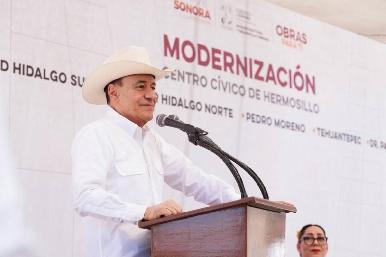 Gobernador Durazo rescata centro cívico de Hermosillo con modernización de calles