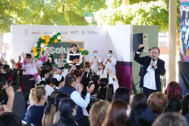 Gobernador Durazo arranca en escuelas de Sonora la Estrategia Nacional de Vida Saludable