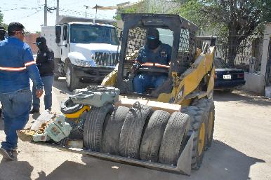 Realizan jornadas de descacharre en colonias de Hermosillo y Bahía de Kino