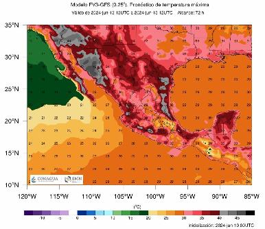 Se esperan altas temperaturas en Sonora durante esta semana