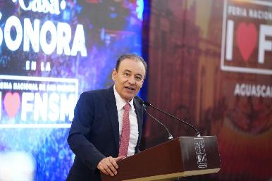 Gobernador Durazo lleva riquezas de Sonora a Feria San Marcos como invitado de honor