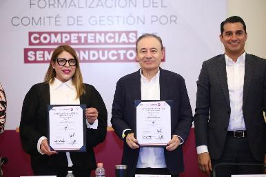 Gobernador Durazo posiciona a Sonora como el primer estado certificado en la producción de semiconductores