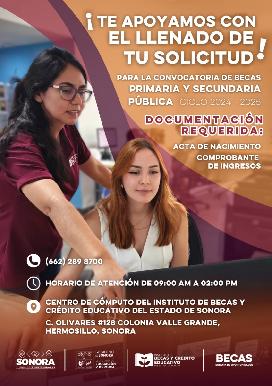 El registro para la convocatoria de Becas Sonora de Oportunidades es gratuito: Ibcees