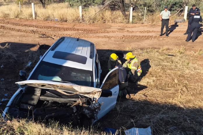 Secretario de gobierno sufre accidente en la HMO-Guaymas