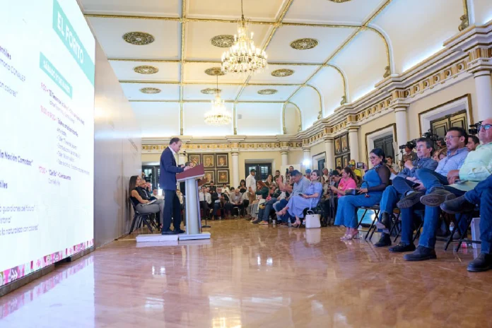 Alfonso Durazo anuncia iniciativa para renovar la Ley de Protección Civil en Sonora