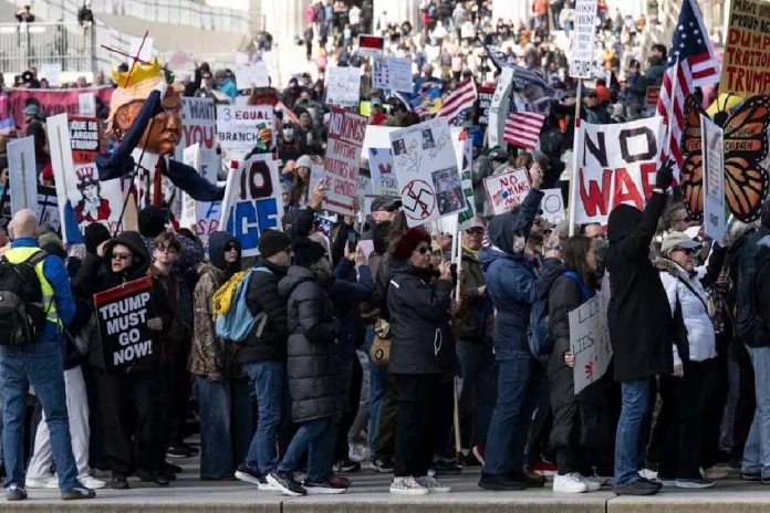 Protestas masivas del movimiento No Kings contra Donald Trump en Estados Unidos