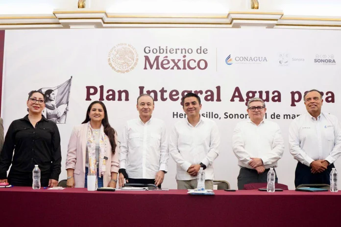 Alfonso Durazo firma convenio con Conagua para obras de agua en Sonora