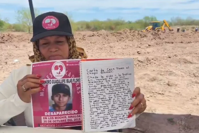 Ceci Flores escribe al Chapo para encontrar a su hijo