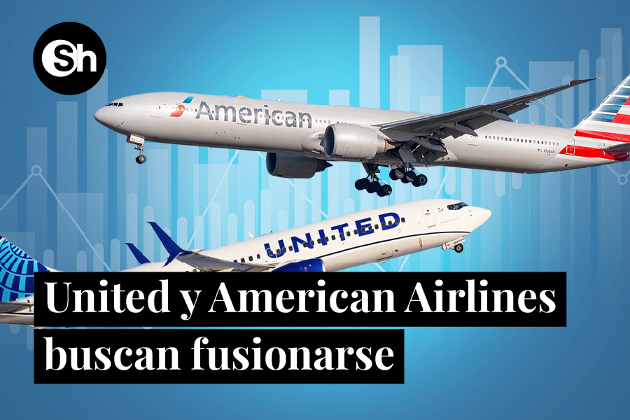 United y American Airlines buscan fusionarse: impacto en vuelos a México