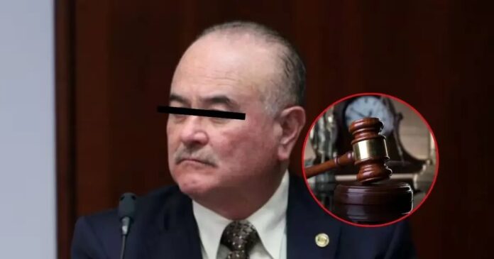 Ernesto Ruffo Appel comparece por videoconferencia ante jueza federal por investigación de huachicol fiscal.