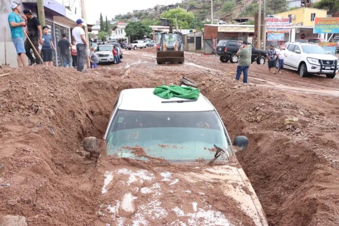Daños provocados por las tormentas en Nogales tras las lluvias monzónicas