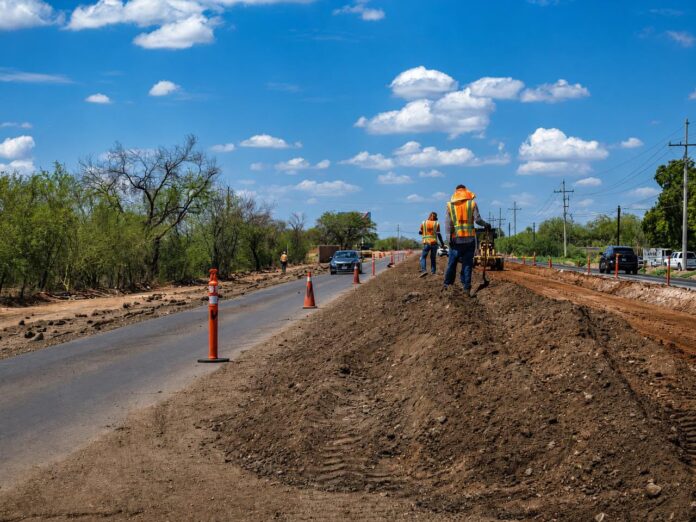 Avance de modernización de la carretera Hermosillo-Bahía de Kino