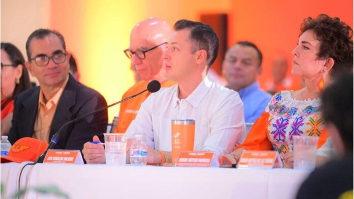 Luis Donaldo Colosio Riojas en Hermosillo durante plenaria de Movimiento Ciudadano rumbo a 2027