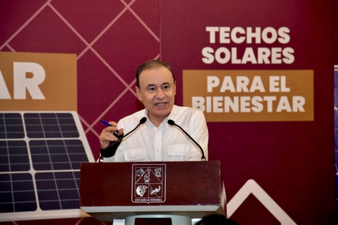 Alfonso Durazo presenta el programa Techos Solares para el Bienestar en Hermosillo
