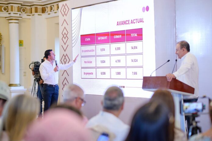 Alfonso Durazo informa avance del Programa Nacional de Vivienda para el Bienestar en Sonora