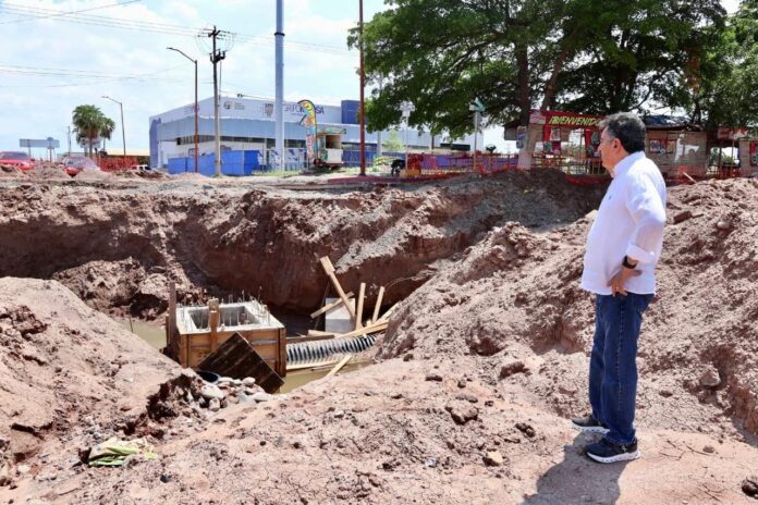 Las lluvias del 8 de agosto dejaron daños en Ciudad Obregón, pero el paso a desnivel recuperó el tránsito en solo 2.5 horas.