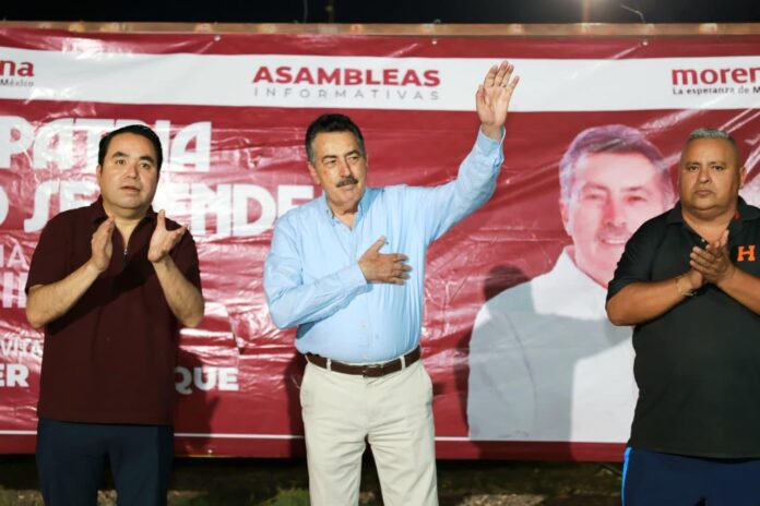 Javier Lamarque durante encuentro con sectores de Hermosillo rumbo a definición de la 4T en Sonora