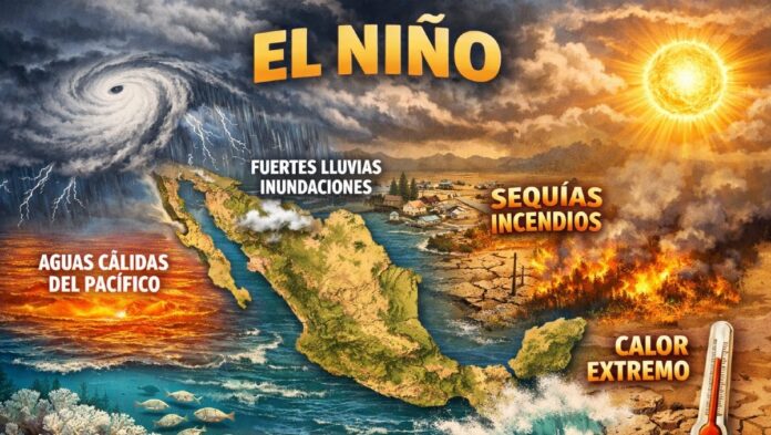 El Niño podría intensificar el calor en Sonora y México durante 2026
