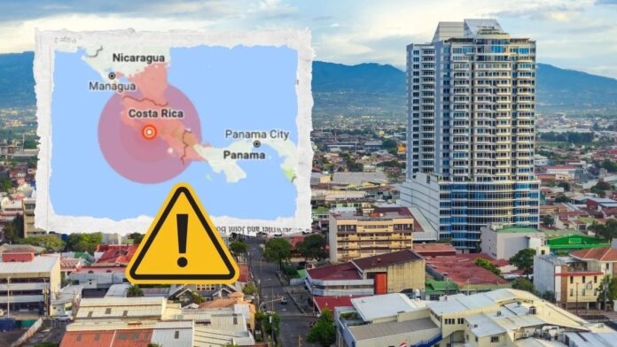 Dos sismos de magnitud 5.4 y 4.8 sacuden Costa Rica durante la madrugada