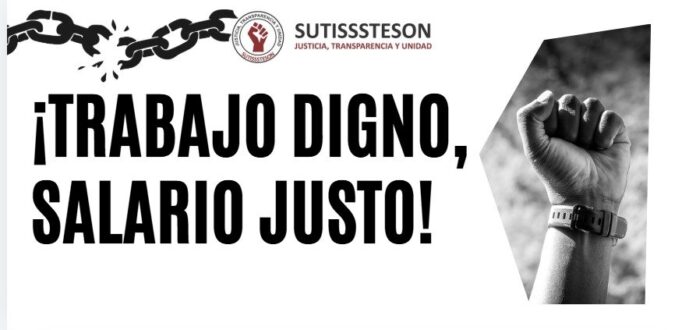 Trabajadores del ISSSTESON Guaymas instalan Comité de Huelga