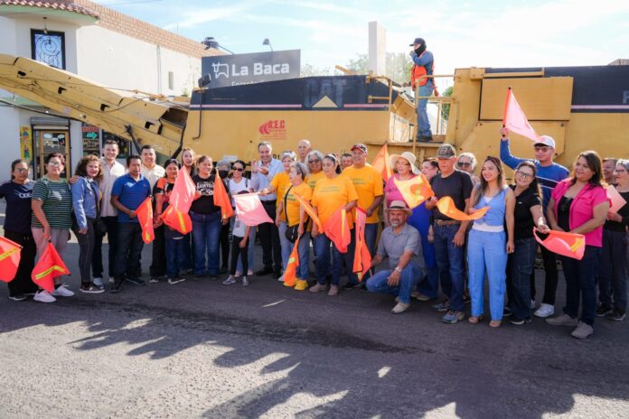 Toño Astiazarán supervisa trabajos de reparación de calles y baches en Hermosillo