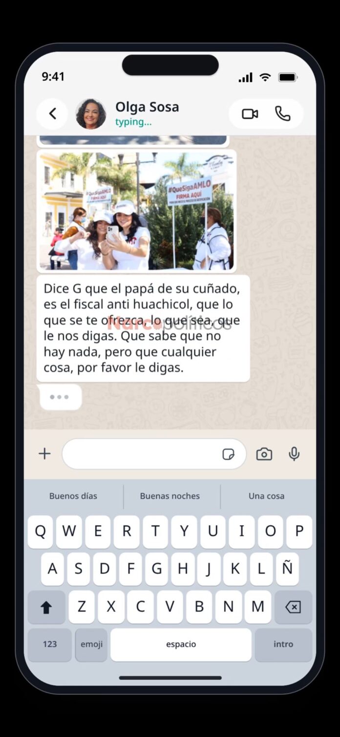 Nuevos chats de Sergio Carmona mencionan a Olga Sosa y Gabriela Jiménez