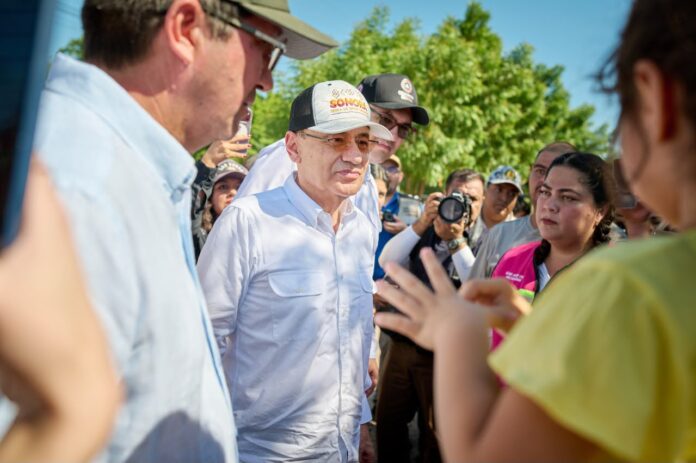 Alfonso Durazo encabeza operativo de atención por daños del huracán Polo en Sonora