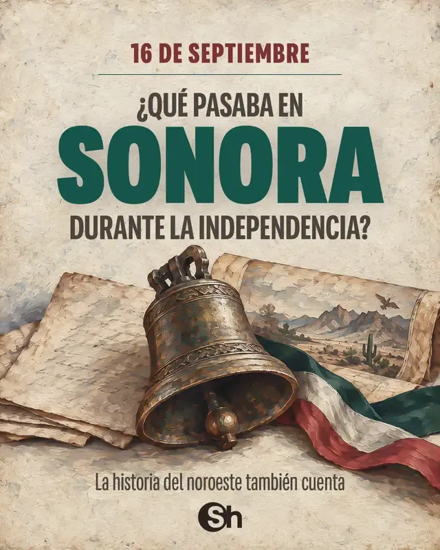 En 1810 formaba parte de la Intendencia de Arizpe, junto con Sinaloa, bajo el gobierno de la Corona española. ⚔️ Tropas de Sonora combatieron a los insurgentes. Años después, la Villa del Pitic adoptaría el nombre de uno de ellos: José María González de Hermosillo 📜 Sonora y Sinaloa también compartieron un mismo estado. Su separación se aprobó en 1830 y se concretó en 1831.Detrás de los nombres y las fronteras que hoy conocemos hay una historia de guerra, decisiones políticas y transformaciones. 👉 Desliza y descubre cómo se conecta Sonora con la Independencia de México. ¿Cuál de estos datos no conocías? #Sonora #Hermosillo #IndependenciaDeMéxico #HistoriaDeMéxico #16DeSeptiembre