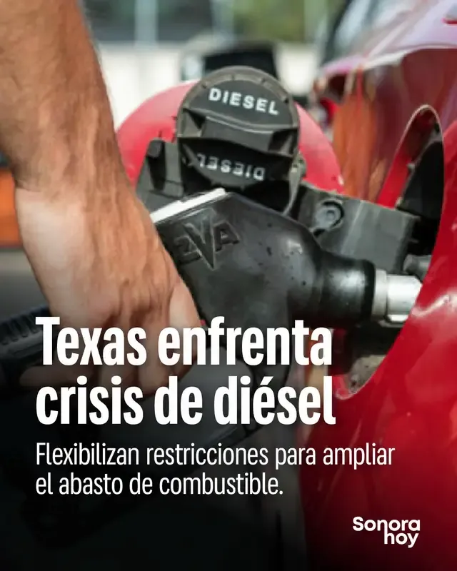 ⛽ **Texas enfrenta escasez y altos precios del diésel.** El gobierno estatal declaró un desastre y flexibilizó el uso de combustible agrícola en carreteras para ampliar el abasto. La crisis presiona al campo y al transporte, con posibles efectos en el precio de los alimentos. #Texas #Diésel #Combustibles #Economía #SonoraHoy