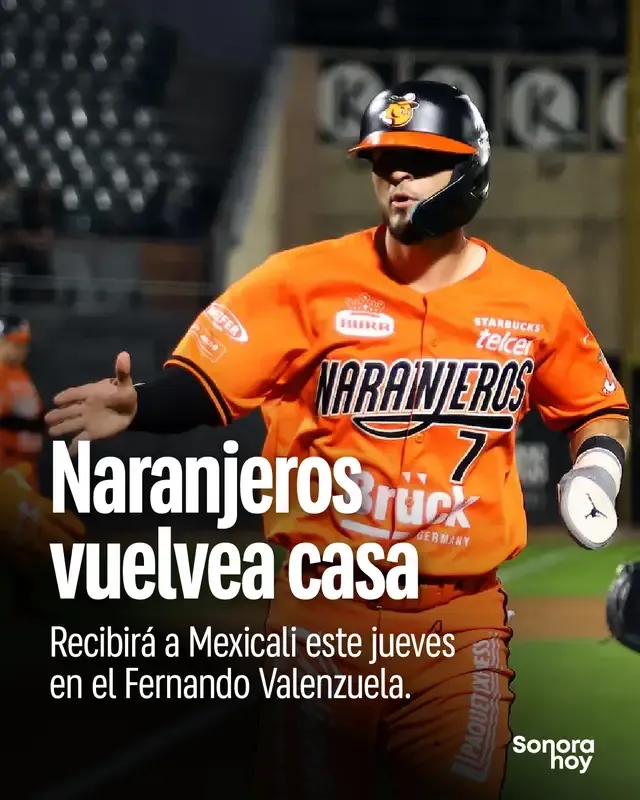 Este jueves 15 de octubre, Hermosillo recibirá a Águilas de Mexicali en el Estadio Fernando Valenzuela. Un día antes, ambos equipos abrirán la temporada 2026-2027 en Mexicali. Vuelven la camiseta naranja, la comida del estadio y las noches de beisbol. 🍊 ¿Qué es lo que más extrañas de ir a un juego? #Naranjeros #Hermosillo #Beisbol