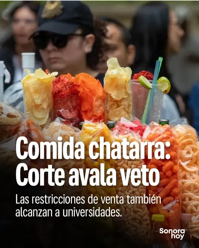 ⚖️ La Corte respaldó las restricciones a la venta de comida chatarra también en educación superior. La discusión enfrenta la protección de la salud con los argumentos sobre autonomía y libertad de elección. 💬 ¿Tú cómo lo ves? #Educación #México #Universidades