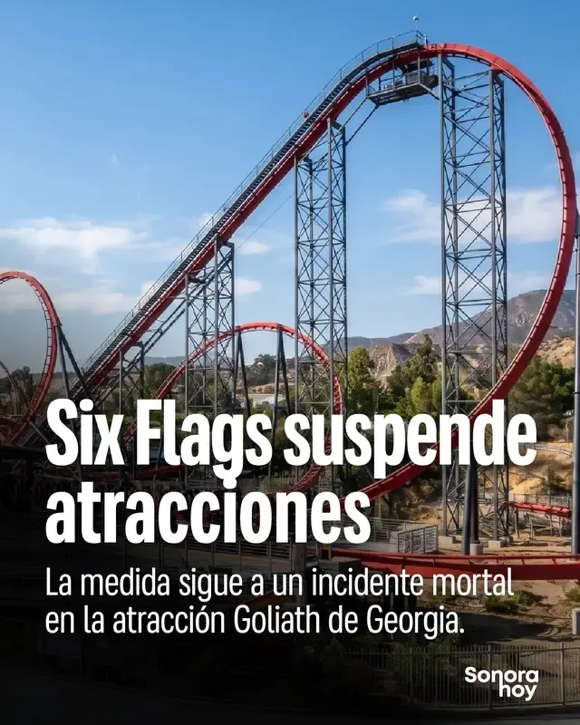 🎢 Si planeas visitar un parque de Six Flags, revisa qué atracciones están operando. Los cierres anunciados incluyen montañas rusas de Estados Unidos y Canadá. 💬 ¿Qué información de seguridad te gustaría conocer antes de subir a una atracción? #SixFlags #ParquesDeDiversiones #Actualidad